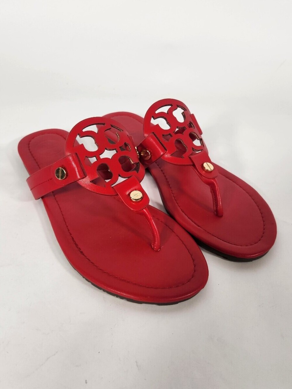 Tory Burch Miller Patent Thong Sandals